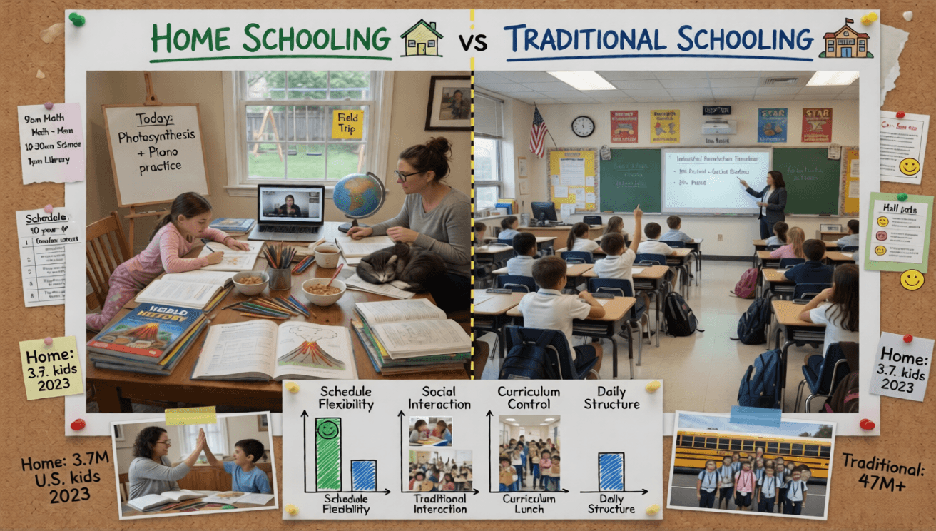 Homeschooling vs. Traditional Schooling